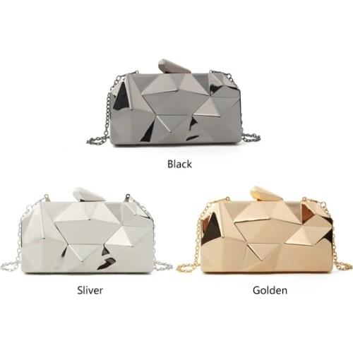 High Quality New Design Evening Party Iron Clutch Bag Purse Women