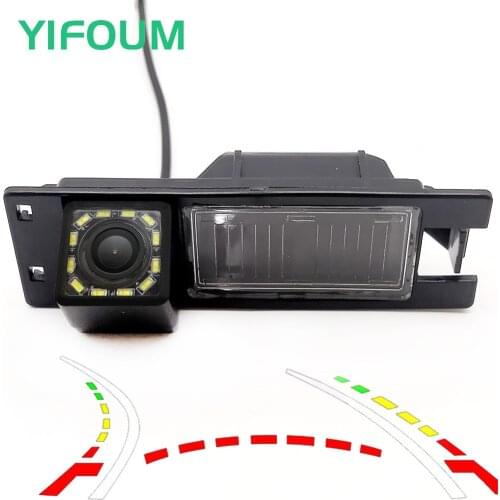 YIFOUM Dynamic Trajectory Tracks Car Rear View Camera For Alfa Romeo 147 156 159 166 GT Brera MITO Stelvio Giulietta Nuvola Fit