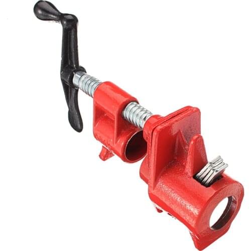 Pipe Bar Clamp Fixture 3/4 Wood Gluing Pipe Threaded Tube Steel Iron Carpentry