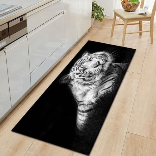Animal Series Tiger Horse Elk Entry Mats Living Room Bedroom Decoration Carpet Bathroom Non-Slip Mat