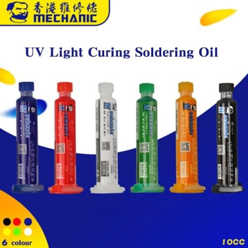10CC UV Solder Mask PCB BGA Paint Prevent Corrosive Arcing Welding Fluxes Oil Soldering Paste Flux for BGA PCB Motherboard