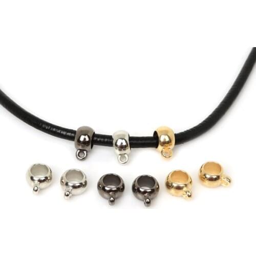 50pcs 9x12mm 10x13mm CCB Pendant Clip Clasp Bail Beads Acrylic Spacer Beads For Jewelry Making DIY Bracelet Necklace