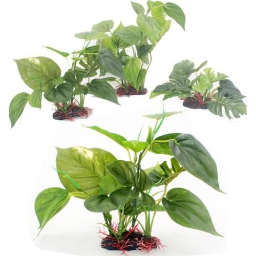 Aquarium Plant Decoration Leaf Aquatic Plant Simulation Aquarium Fish Tank Decoration Ornament Aquarium Plants Decor