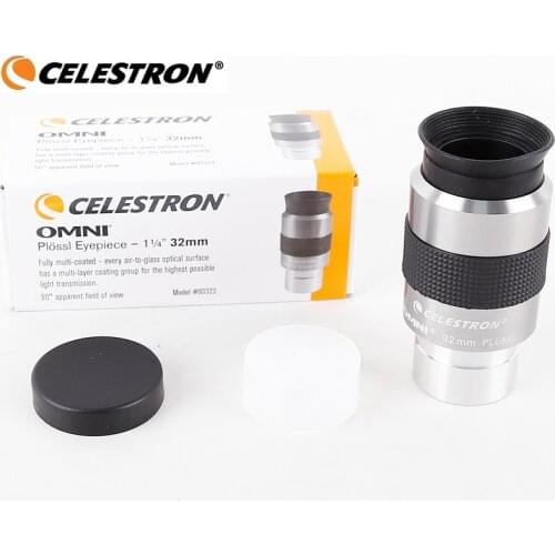 Celestron OMNI 32mm PLOSSL Eyepiece Optical 4-Element 1.25inch Spotting Scopes Telescope Eyepiece Lens