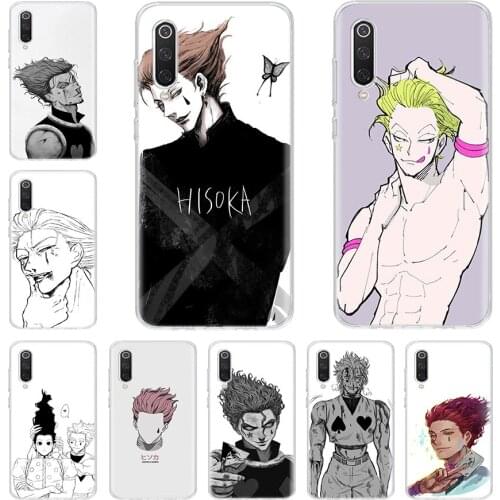Hisoka Anime Hunter X hunter Phone Case For Xiaomi Note Mi 11 8 9 9T 10 10T Ultra CC9 A1 A2 A3 F1 F2 F3 Lite Pro X3 6X 5X CC9E C