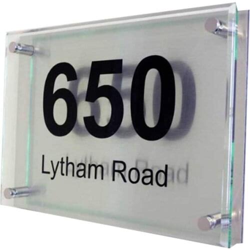 DIY House Number House number Acrylic Master House number sign (200 x140mm) Door sign