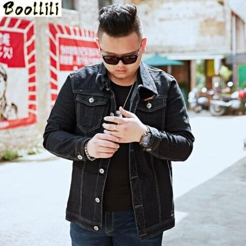 Plus Size 8XL 7XL Mens Denim Jacket Fashion Cowboy Motorcycle Jeans Coats Male Loose Outwear jaqueta masculina motoqueiro