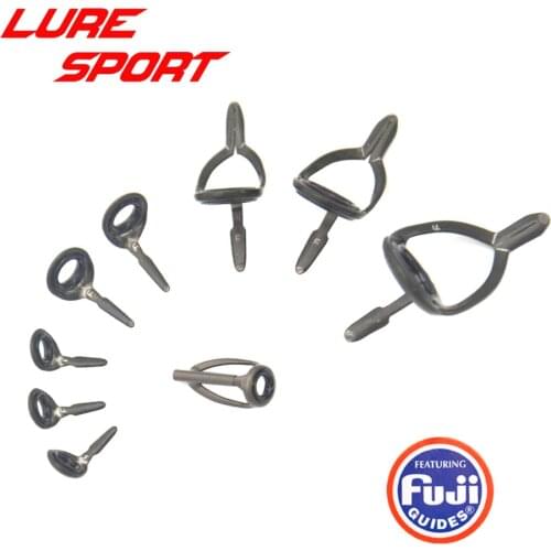 FUJI 9pcs Guide set BCKTAG BCKWAG Guide BCLGAT Top Cast Rod Building Component Fishing Pole Repair DIY Accessory