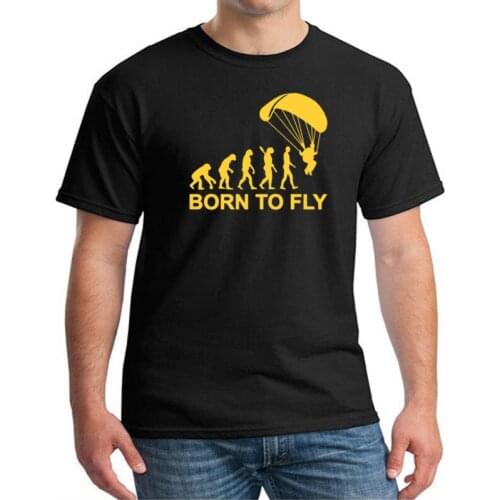 Men Harajuku T-Shirt Born To Fly Mens TShirt Summer Casual T Shirts Hip Hop Clothing Oversized O Neck Adult Top Tee Popular