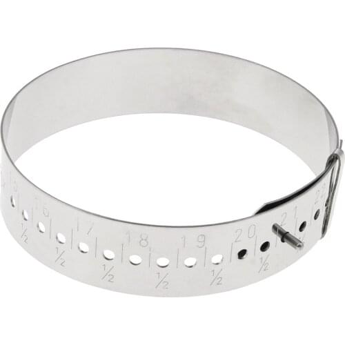 Stainless Steel Bangle Bracelet Hand Wrist Metal Sizer Gauge