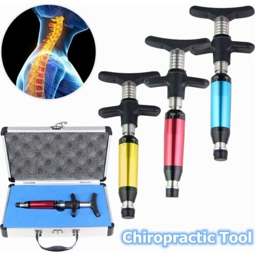New Chiropractic Activator Tool 6 Levels Machine Therapy Adjusting Spine Tools Health Care Massager Manual Correction Gun Set