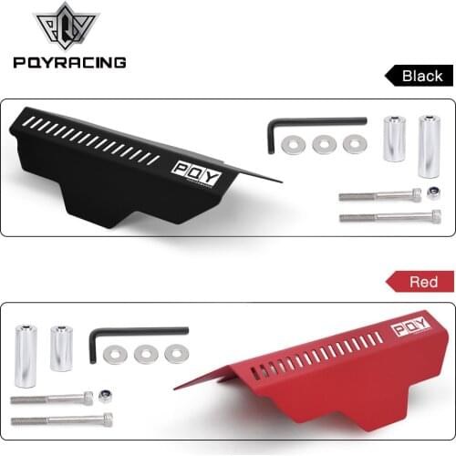 New High Quality Assurance Alternator Pulley & Belt Cover for Subaru WRX & STi 02-17 Red/Black