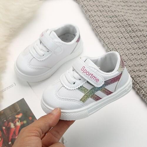 2021 Autumn Baby Girl Boy Toddler Shoes First Walkers Infant Casual Shoes Soft Bottom Comfortable Stitching Children Sneaker