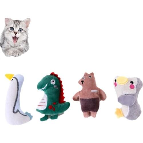 PET Cat Interacts Self-Evoking To Bite Plush Appease TOYS Pet interactive toys colorful fun environmentally friendly toys good