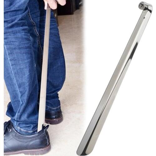 Shoes Lifter Stainless Steel Convenient Accessories Wearing Tool Pull Shoehorn #734