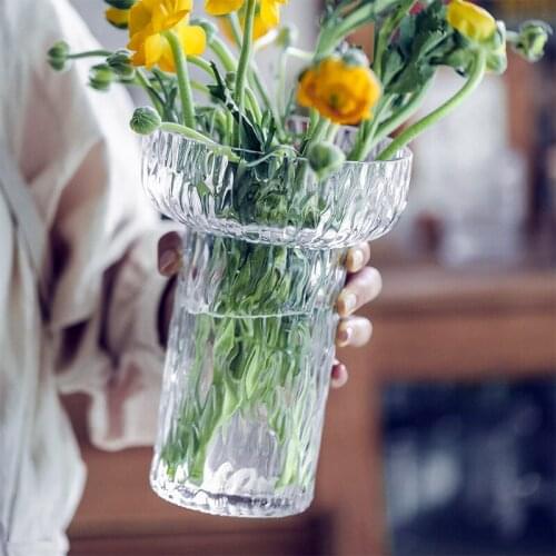 Transparent Glass Vase Nordic Home Wedding Decoration Living Room Flower House From Creative Floral Vases Aromatherapy Bottles