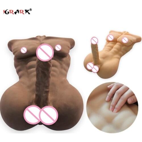 Silicone Realistic Dildos Real Doll Male Ass Cock Penis 18 Sex Toys For Women Gay Lesbians Female Masturbator Adult Goods Shop