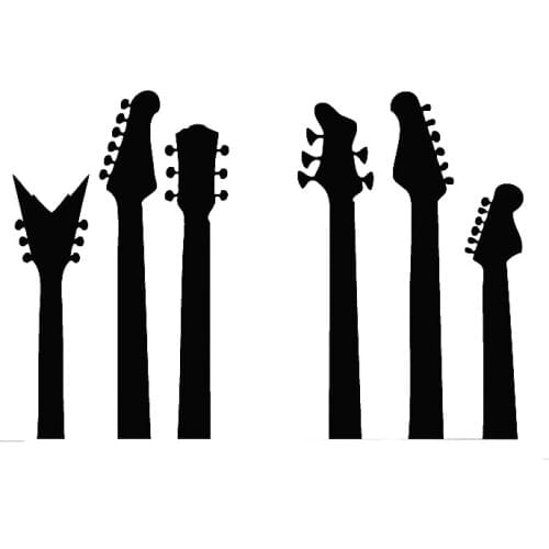 Gutar Band Car Body Stickers CoCar Window Door Decal Funny Top Quality Waterproof ZP142