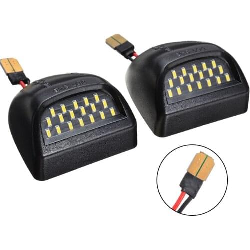 2 pcs LED 36SMD License Plate Light 6000K White License Plate Lights For Chevy Silverado Avalanche 1500 2500 3500