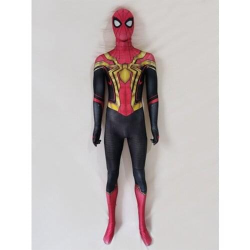 No Way Home Iron Suit 3D Print Spandex Zentai Bodysuit Adults/Kids Superhero Cosplay Costume