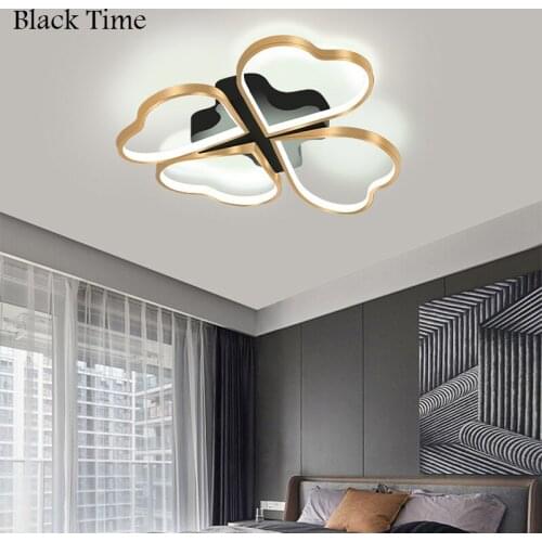 Golden LED Ceiling Light Modern Indoor Ceiling Lamp for Living Room Bedroom Balcony Dining Room Kitchen Home Lighting 110V 220V