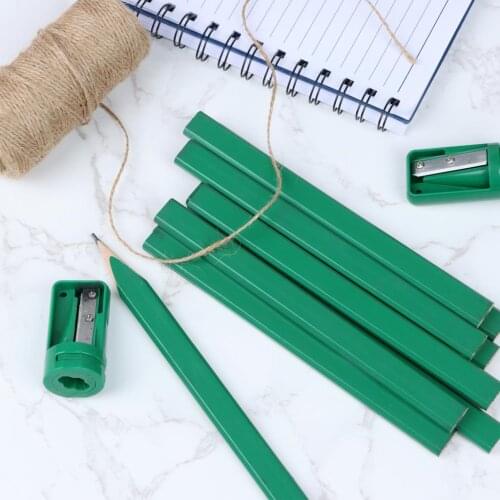 20PCS/Lot Wooden Hexagon Red&Blue Double Colored Pencils HB Carpenters Special-Purpose Pencils High Quality Drawing Pencil Set