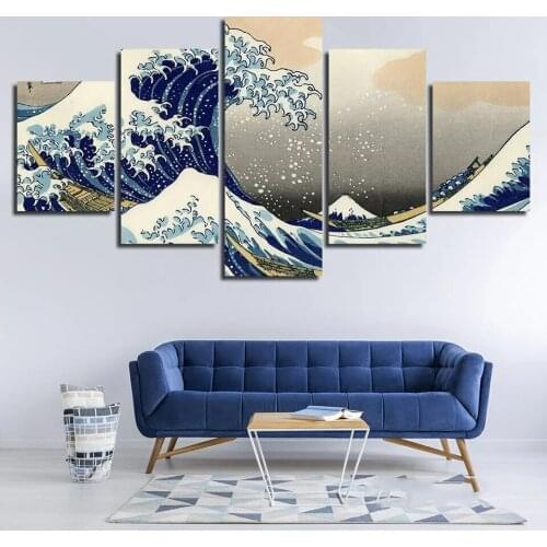 Art Painting Sea Waves Full Drill 5D DIY Diamond Painting 5pcs Diamond Embroidery Landscape Cross Stitch Rhinestone Mosaic k1923