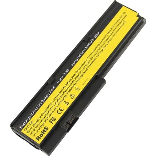 7800mAh for IBM Laptop battery for ThinkPad X200 Series X200S X201 X201S 42T4534 42T4535 43R9254 43R9253 42T4536 42T4537 42T45
