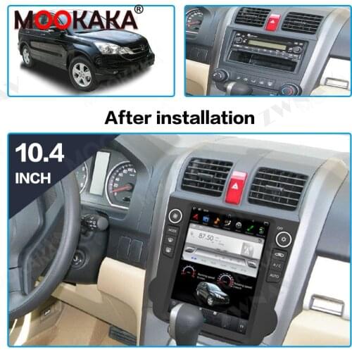 Tesla Vertical Screen Android 9 Car Radio Multimedia Player For Honda CRV 2006-2011 GPS Navigation Auto Stereo Head Unit Carplay