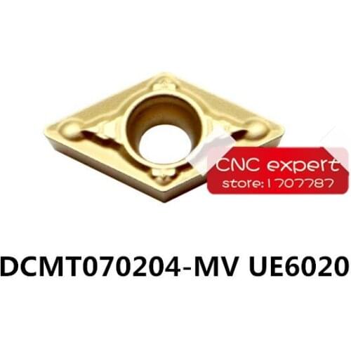 Free shopping 10PCS DCMT070204-MV UE6020/DCMT070208-MV UE6020, Insert SDJCR/SDACR, Applicable to steel