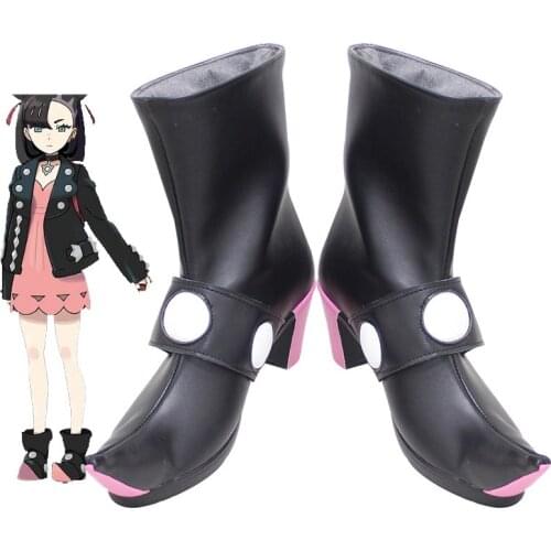 Anime Sword Shield Marnie boots cosplay shoes