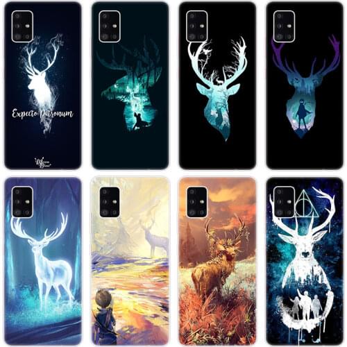 Deer Hunting Camo Camouflage Soft Case for Samsung Galaxy A12 A02 A03S A21S A22 A32 A52 A72 A82 S21 Plus FE Ultra M02S M12 Cover