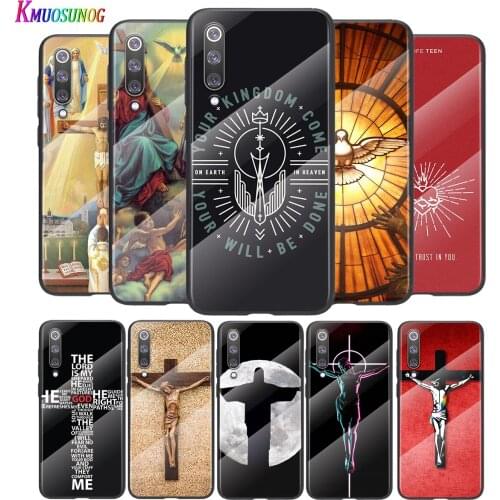 Faith Jesus God cross For Xiaomi Mi 11 11i 10T CC9E 9T Note 10 Ultra Pro Lite 5G Tempered Glass Cover Shell Phone Case