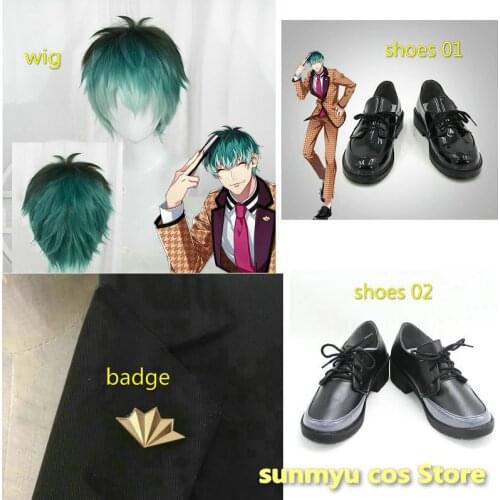 Hypnotization Microphone Division Rap Battle Nurude Sasara Hypnosi Cosplay Wig Badge Shoes HypnosiC DRB Osaka Divisio