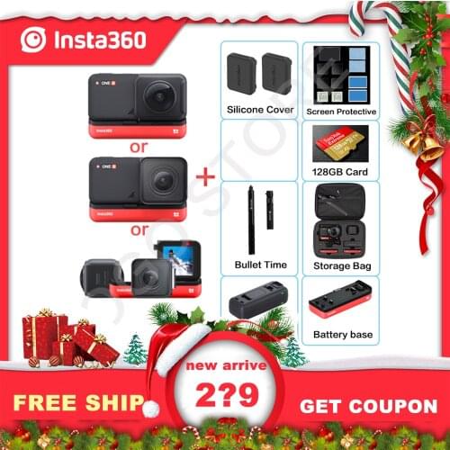 Insta360 ONE R new sports Action Camera insta 360 5.7K 360 4K 1-Inch wide angle waterproof video camera For iPhone and Android