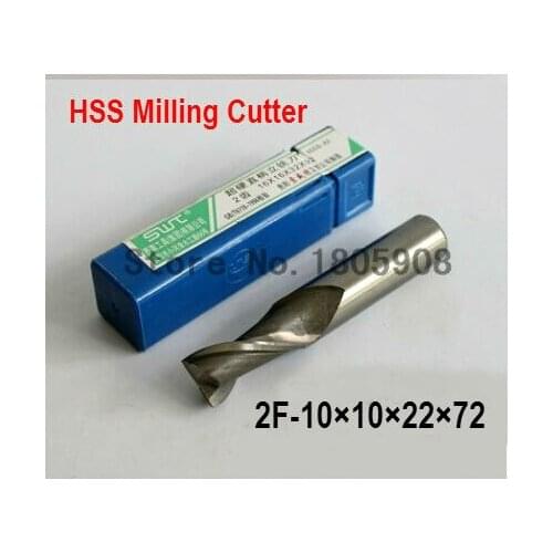 10pcs/set 10MM 2 Flute HSS & Aluminium endmill milling cutter CNC Bit Milling Machine tools Cutting tools.Lathe Tool,router bit