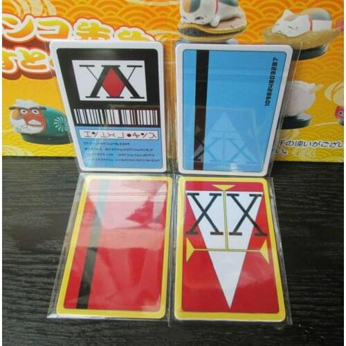 Hunter X Hunter License Card Japan Anime Hisoka Gon Freecss Kurapika Killua Kulolo HUNTER LICENCE Card (paper Sticker Or PVC)