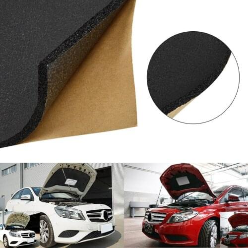 1Roll 30cmx50cm 3mm/6mm Adhesive Closed Cell Foam Sheets Soundproof Insulation Home Car Sound Acoustic Insulation Thermal