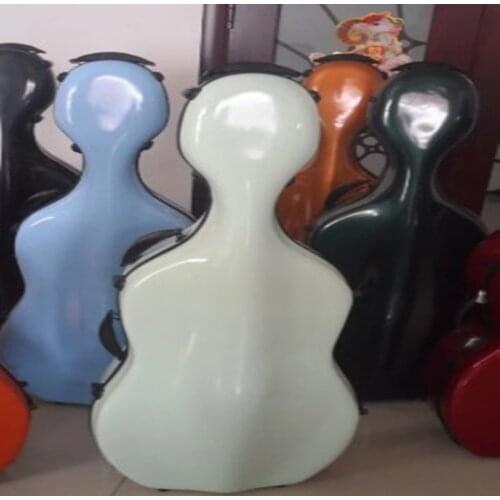 One High Quality Glass Fiber Cello Case /Wheells 4/4,,Factory Outlets