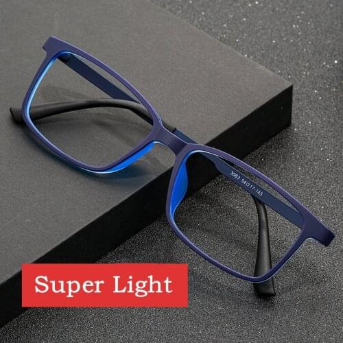 KatKani Mens Ultra-Light And Comfortable TR90 Eyeglasses Frame Flexible Alloy Myopia And Hyperopia Optical Glasses Frame K3063