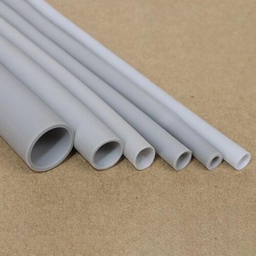 Gray Flexible Silicone Rubber Heat Shrink Tubing 0.8mm-30mm Wire Cable Soft Sleeving 2500V