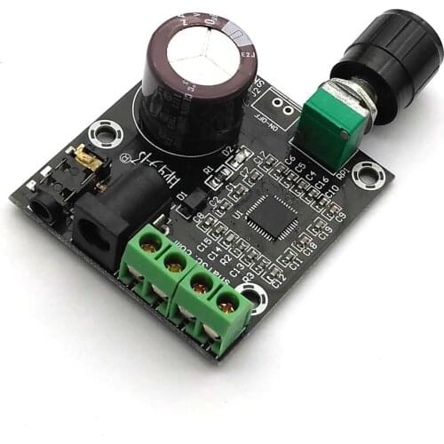 Super Slim 2 x 15W PAM8610 Class D Digital Dual Power Audio Amplifier Board 12V