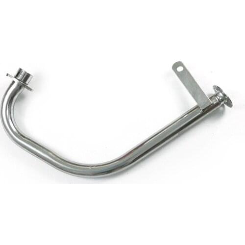 Universal For Honda CG125/WY125 CG150 Vintage Retro Metal Chrome Modified Motorcycle Exhaust Muffler Silencer Front Pipe