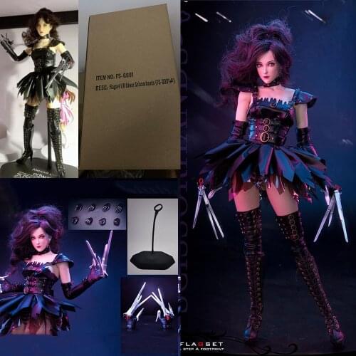 In Stock For Collection 1/6 Scale Full Set Girl Edwar Scissorhands Action Figure Model for Fans Holiday Gifts FS-G001