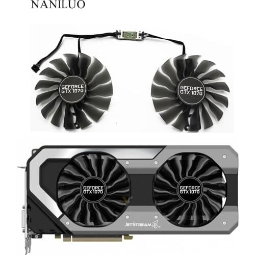 Вентилятор Охлаждения видеокарты GAA8S2U FD10015H12S DC12V 0.45A для EMTek PALIT GTX 1070 GTX1070 Super JetStream