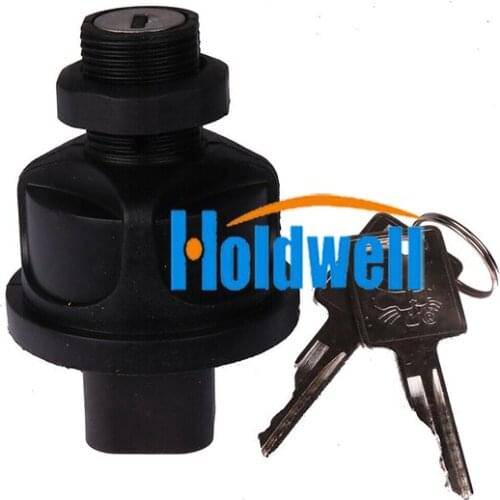 Holdwell Ignition Switch with Keys 6693245 for Bobcat Loader 751 863 A300 S150 S550 T180