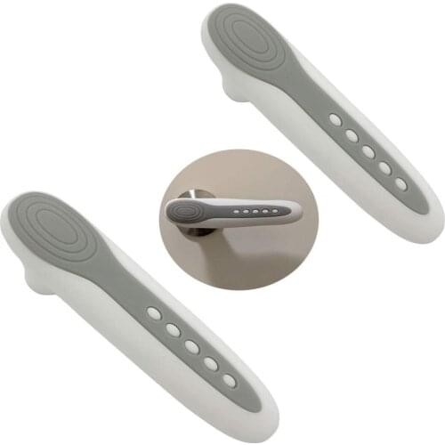 2pcs Anti-Collision Anti Static Electricity Door Handle Silicone Protective Cover for Children protectoin