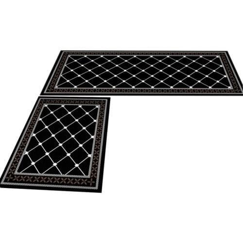Promotion! 2 Pieces Thick Cushioned Kitchen Floor Mats Set Heavy Duty Comfort Standing Mats Waterproof Kitchen Runner Mats