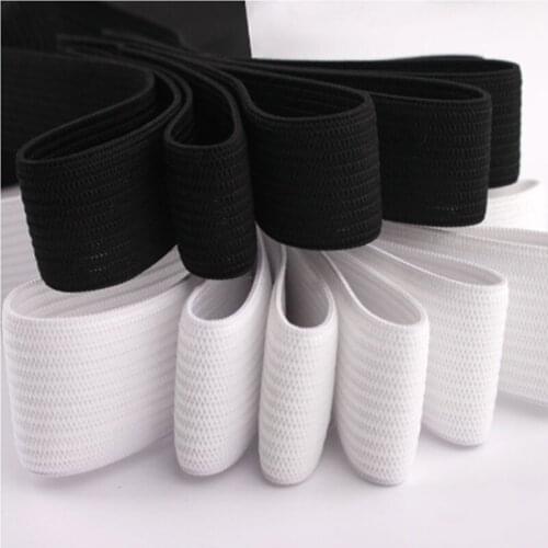 5 Yards 3mm 6mm Elastic Bands White Black High Elastic Flat Rubber Band Waist Band Sewing Stretch Rope DIY Garment Accessories