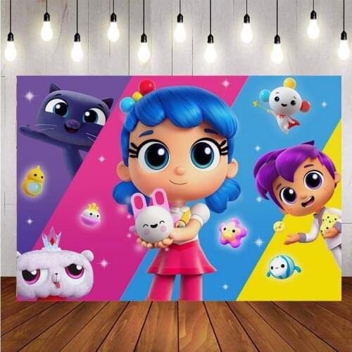 True And Rainbow Photography Backdrop Girls Birthday Party Kids Photo Background Decor Banner Studio Prop